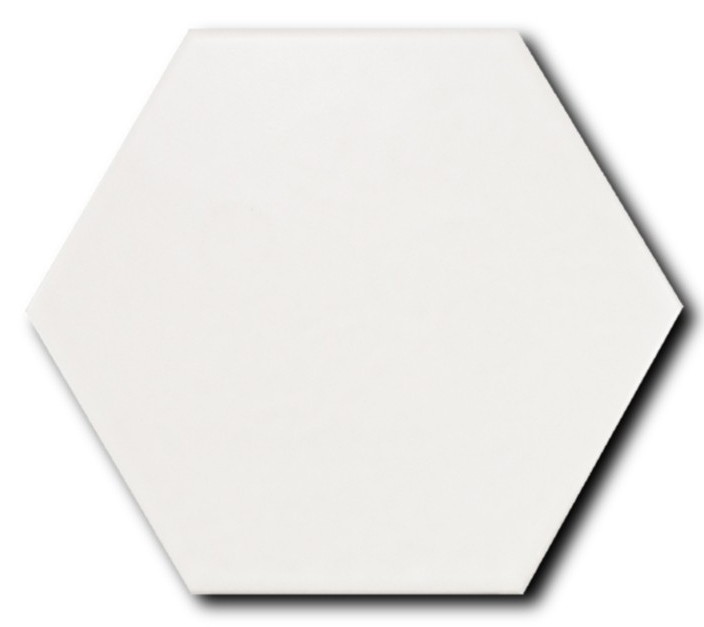 Керамическая Плитка Equipe Hexagon porcelain white 10.1x11.6 натуральный