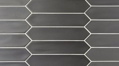 Black 25X5x0,9 Глазурованный Матовый 250x50 мм