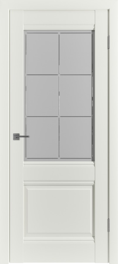 Дверь Ec 2 emalex midwhite crystal cloud