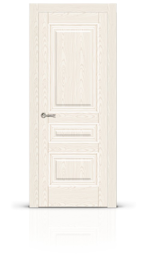 Дверь Элеганс-2 ясень белый