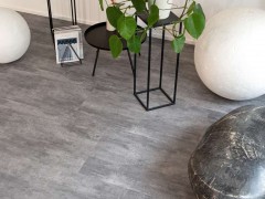 Виниловый Ламинат Vinilam 71616 Цемент серый на пробковой подложке