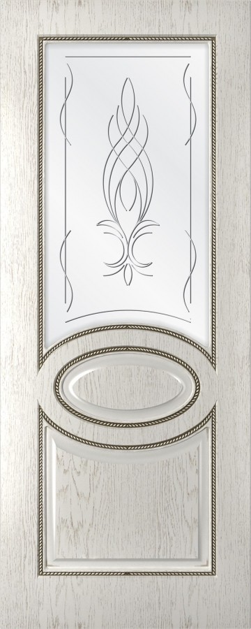 Дверь Модель №70 капучино со стеклом