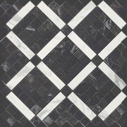 Noir Mix Diagonal Mosaic 305x305 мм