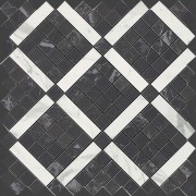 Керамическая Плитка Atlas Concorde Noir mix diagonal mosaic