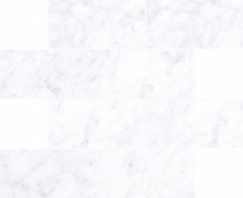 Декор Кирпичная Кладка Каррара Белый Лаппатированный 355x289 мм
