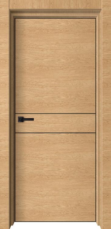 Дверь Лофт-2 ольха арт, алюминиевый молдинг две полосы, al кромка с четырех сторон