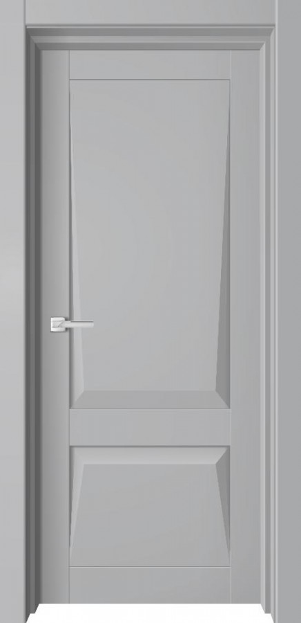 Дверь Diamond - 1 серый бархат