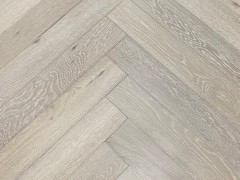 Инженерная Доска Wood Bee Английская ёлка дуб крема / crema