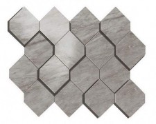 Carrara Pure Mosaico Esagono 3D 282x353 мм