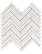 Bianco Dolomite Herringbone Wall 300x305 мм