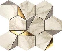 Marvel Gold Hex Gris-Calacatta 290x251 мм