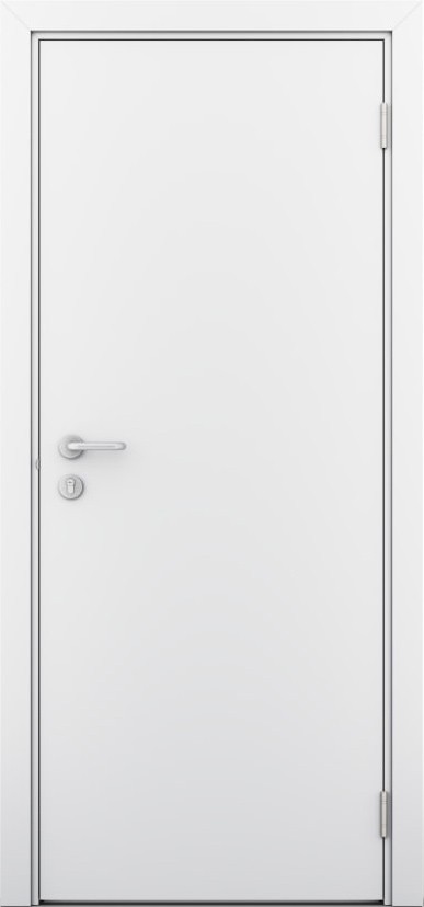 Дверь влагостойкая композитная дверь полотно глухое дпг с фрезеровкой под замок серый крем цвета 120*200