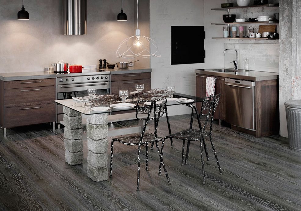 Паркетная доска Karelia Urban Soul Дуб Promenade Grey