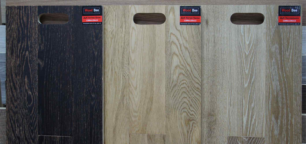 Текстура и цветовая гамма инженерной доски Wood Bee